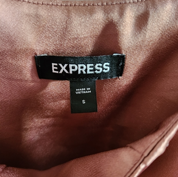 Express - Satin Crop Top - Picture 3 of 3